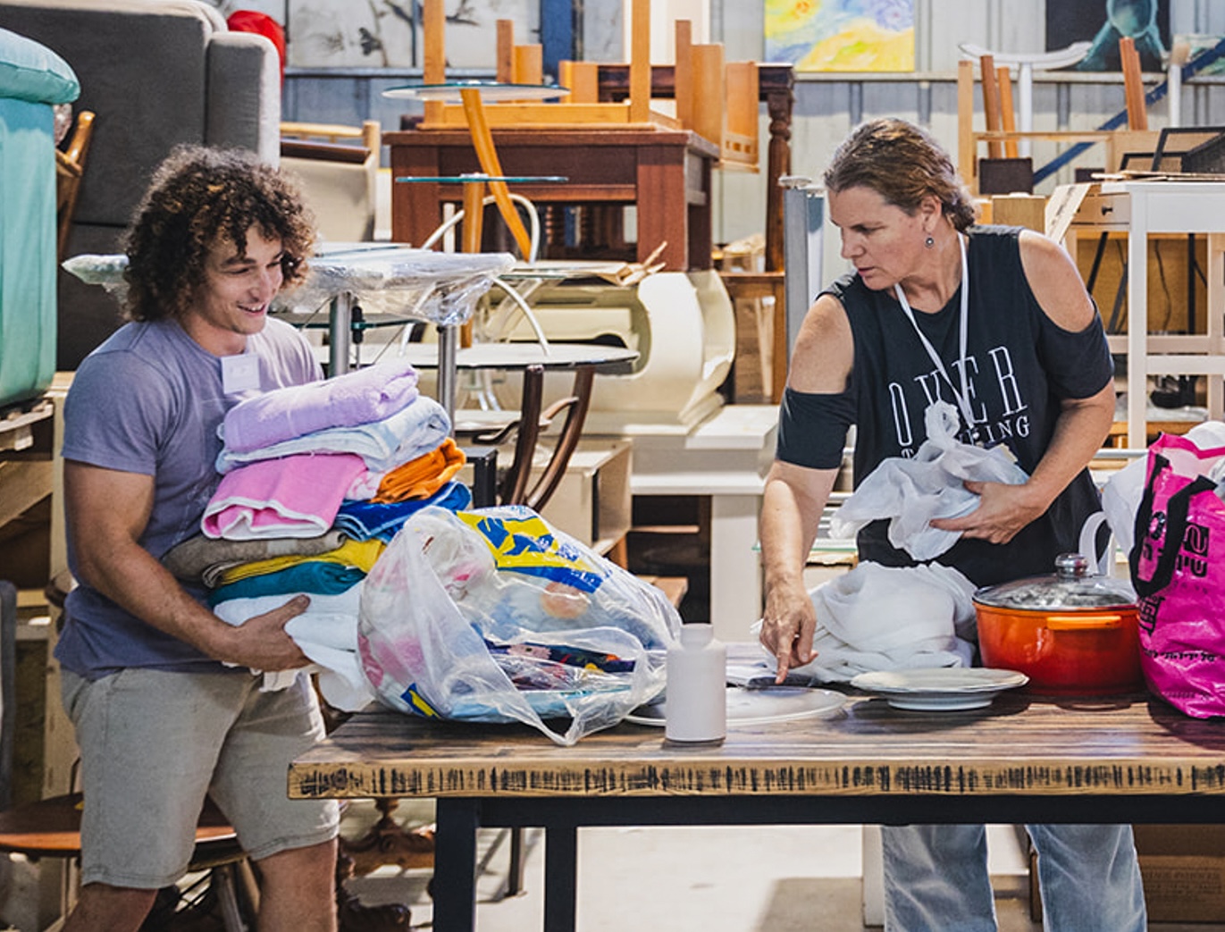 <strong>The Challenge<br></strong> The war displaced thousands of families, leaving them in temporary homes without essential furnishings and forcing them to rely on others—a deeply emotional and practical challenge.<br></br> <strong>The Solution<br></strong> The Home Front transformed a 16,000-square-foot donated hangar into a home furnishing center. Staffed by volunteers, including designers, carpenters, and therapists, it provides families with furniture, appliances, and emotional support. Families work with an interior designer—and, when needed, a psychologist or social worker—to create spaces that feel like home. Free delivery ensures dignity and ease.<br></br> <strong>The Impact<br></strong> More than 2,500 families have regained a sense of stability and comfort, proving that a home is not just a space—it’s the foundation for healing and hope.